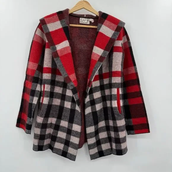 PLEASE READ! Field Flower Anthropologie Cressida Plaid Sweater‎ - Picture 2 of 12